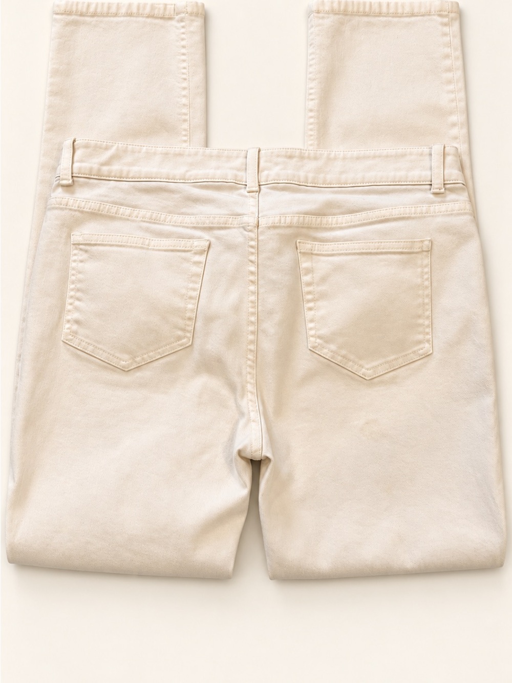 Loro Piana Women's Cream Skinny Jeans